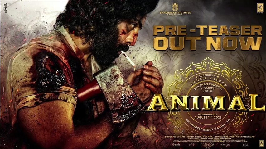ANIMAL PreTeaser  Ranbir Kapoor  Sandeep Reddy Vanga  Bhushan Kumar  11th August 2023_1080p