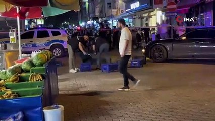 Silahlı kavga ihbarına giden polis memuru ayağından vuruldu