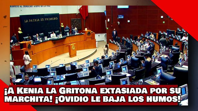 ¡VEAN! ¡A Kenia la pluri Gritona extasiada por su marchita! ¡le baja los humos Ovidio de morena!