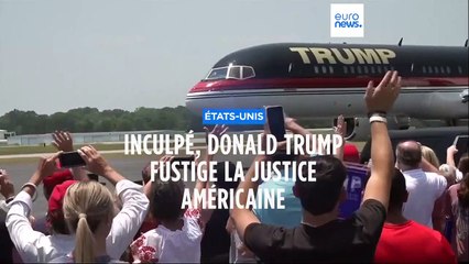 Trump, inculpé, fustige le système judiciaire américain face à ses partisans