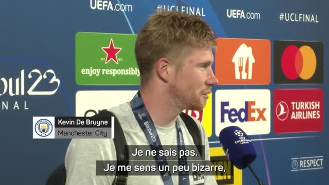 Finale - De Bruyne : "Je me sens un peu bizarre, un peu vide en ce moment"