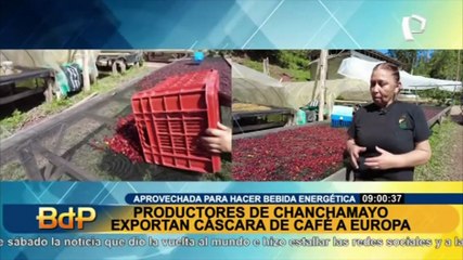 Productores de Chanchamayo exportan cascara de café a Europa y realizan bebida energizante natural