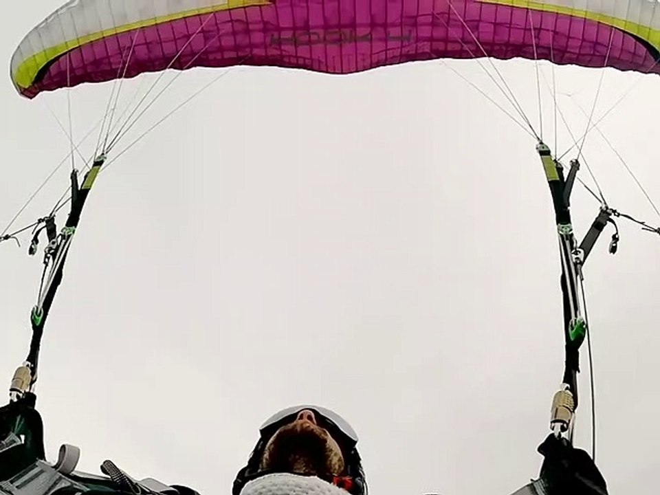 Quand tu réussi ton premier HÉLI en Parapente Acro 