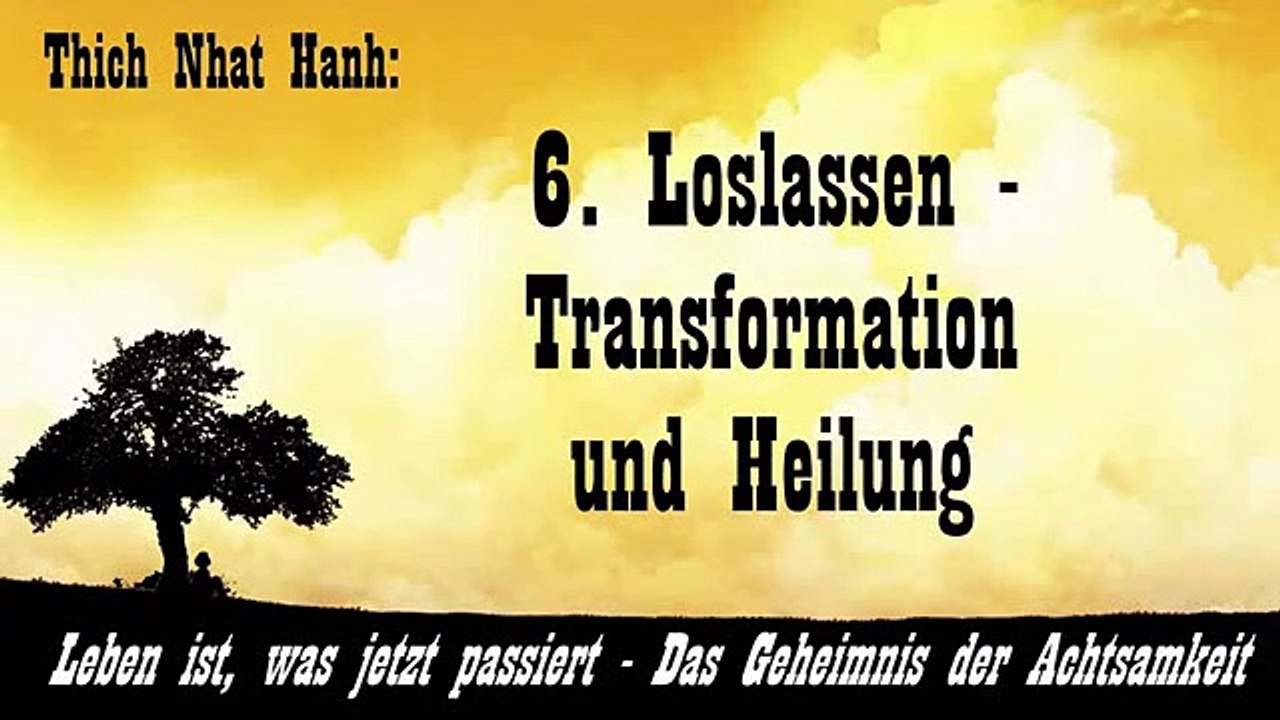 6. Loslassen - Transformation und Heilung - Leben ist, was jetzt passiert
