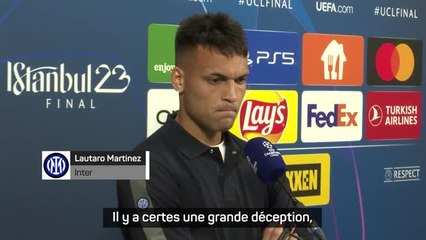 Finale - Martinez : "Une grande déception, mais aussi beaucoup de fierté"