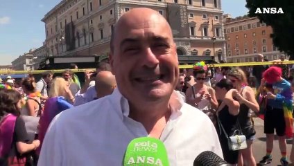 Pride Roma, Zingaretti: "Molto dispiaciuto per patrocinio, oggi piazza del futuro"