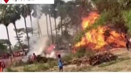 BREAKING: घर में लगी भीषण आग, 3 मवेशी समेत लाखों की संपत्ति जलकर राख, देखें LIVE