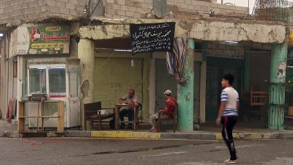 عاصفة رملية تضرب مدينة الموصل في العراق