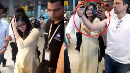 Rashmika Mandanna Airport पर हुईं Mobbed, Security ने किया Rescue | Rashmika Video Viral | FilmiBeat