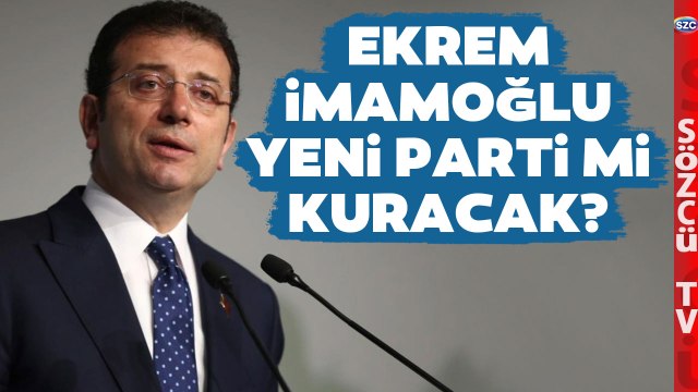 Ekrem İmamoğlu Parti mi Kuracak? Oğuz Demir Canlı Yayında Kulis Bilgisini Açıkladı