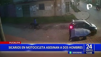 Pucallpa: sicarios en moto acribillaron a dos personas a plena luz del día