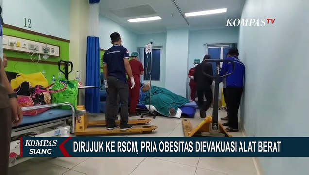 Pria Obesitas Berbobot 300 Kg Dirujuk ke RSCM, Proses Evakuasi Gunakan Truk