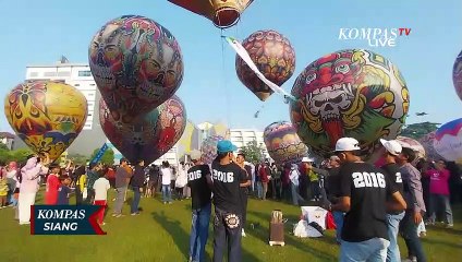 Berbagai Balon Udara Hiasi Langit Purwokerto