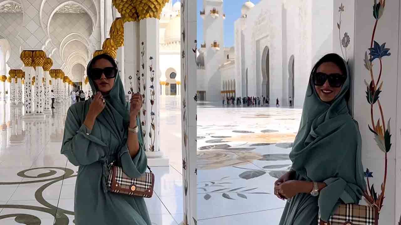 Jasmin Bhasin बुर्का पहनकर पहुंची Masjid, हुईं Troll, Mosque Video देख गुस्से में Netizens बोले...!
