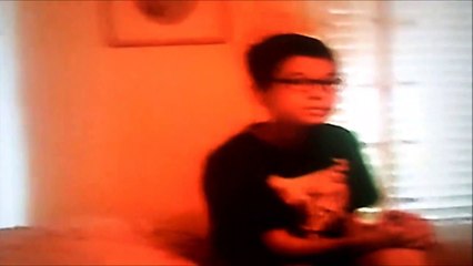 Jonathan watches tv while Christopher & Anthony race for chips