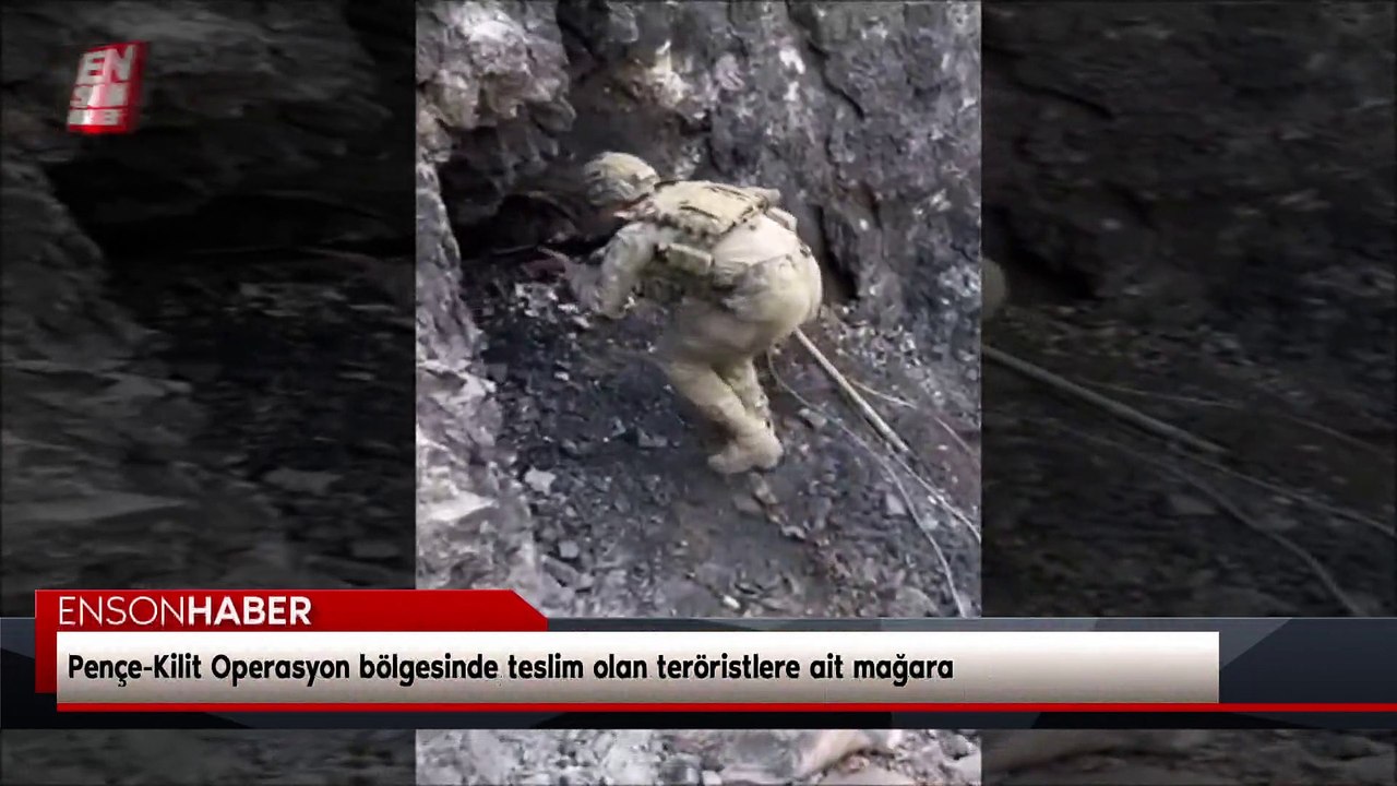 Pençe-Kilit Operasyon bölgesinde teslim olan te...