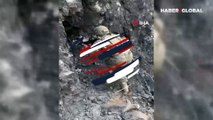 Pençe - Kilit operasyonunda teröristlere ait olan mağaraya görüntülendi