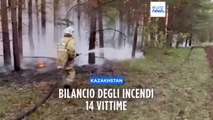 Un fulmine scatena incendi boschivi nel nord-est del Kazakhstan: 14 vittime