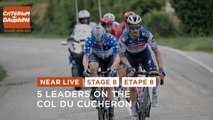 5 leaders on the Col du Cucheron - Étape 8 / Stage 8 - #Dauphiné 2023
