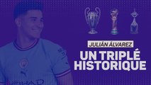 Manchester City - Julian Alvarez, un triplé historique