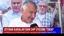 Zeydan Karalar'ın CHP üyesine tokat attığı anların görüntüsü ortaya çıktı!