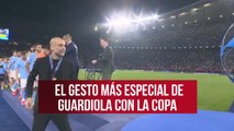 El gesto más especial de Guardiola al ver que la Champions ya era suya