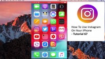 How to USE Instagram on iPhone - Sign Into Another Account | Tutorial 67