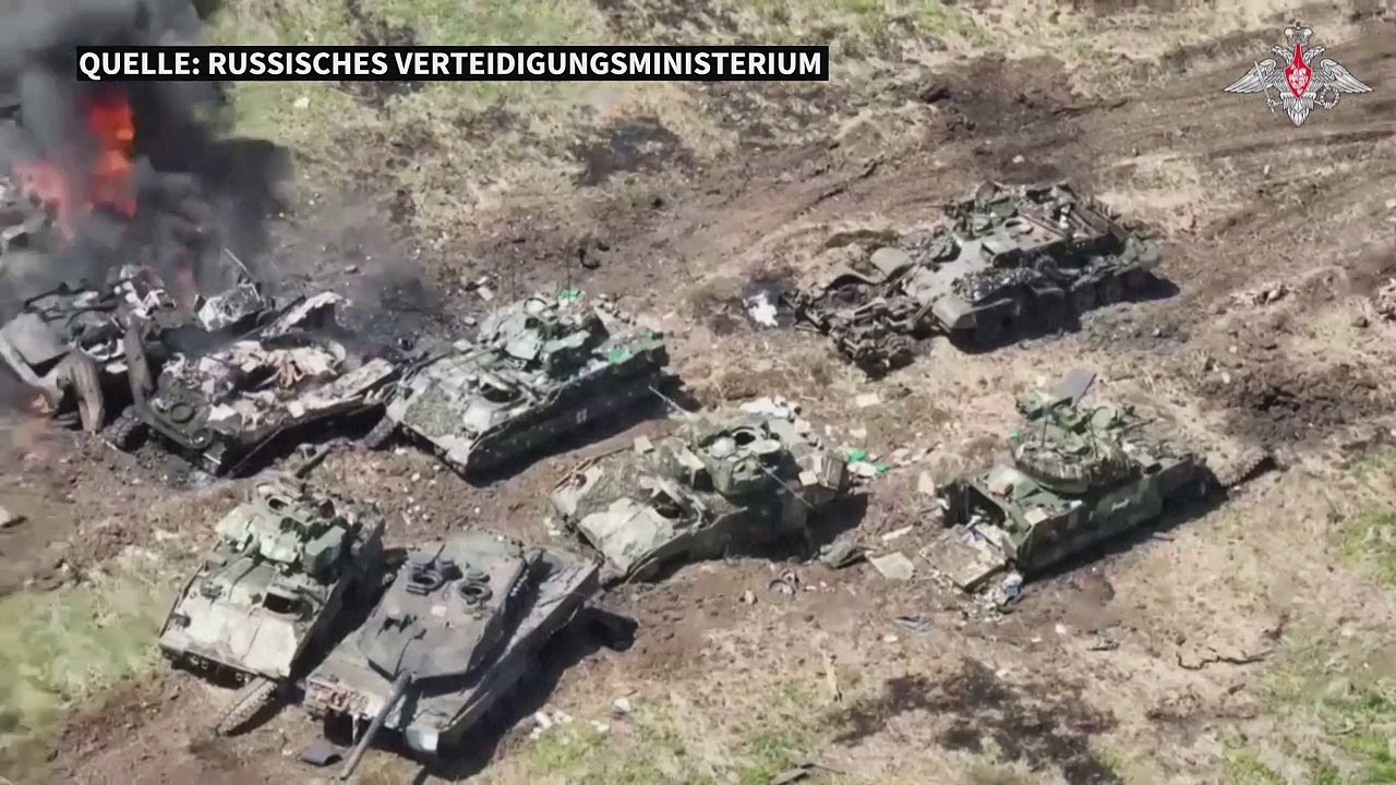 Ukraine verliert nach russischen Angaben Panzer aus westlicher Produktion