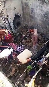 गैस सिलेण्डर की पाइप में गैस रिसाव, घर में लगी आग