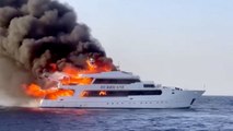 Tres turistas desaparecidos en el incendio de un barco en Egipto