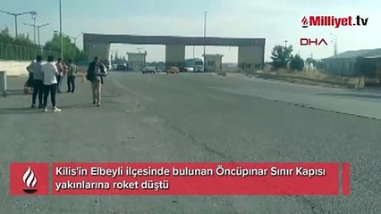 Suriye'nin kuzeyinden Öncüpınar'a 5 roket atıldı