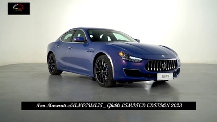 When Italian Passion Meets Chinese Love, New Maserati x CANOTWAIT_ Ghibli LIMITED EDITION 2023