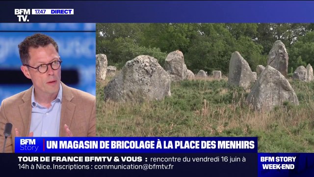 Menhirs détruits à Carnac: C'est un site archéologique qui a été détruit, qui est important , affirme Julien Lacase, président de l'association Sites et monuments