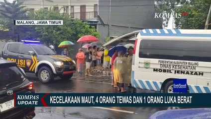 Kecelakaan Maut di Kabupaten Malang, 4 Orang Tewas & 1 Luka Berat!