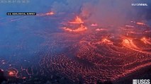 هاواي في مشهد مهيب.. ثوران بركان كيلاويا أكثر البراكين نشاطا بعد أن خمد ثلاثة أشهر (فيديو)