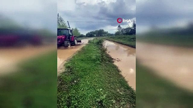 Kastamonu'da sağanak sel ve su baskınlarına neden oldu