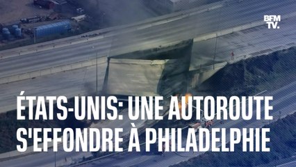 États-Unis: une autoroute s'effondre partiellement à Philadelphie