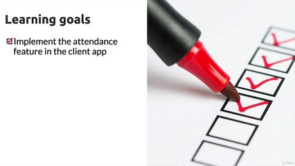 Net. Core and React Feature Client side attendance - Summary of section 15
