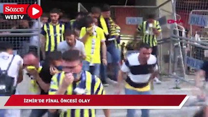 İzmir'de final öncesi olay