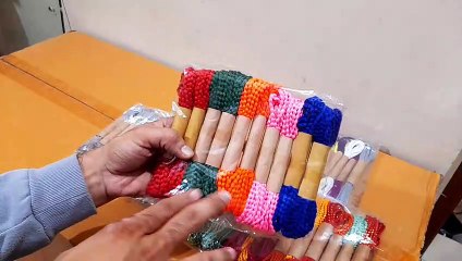 Unboxing and Review of Colorful fancy craft string for different projects