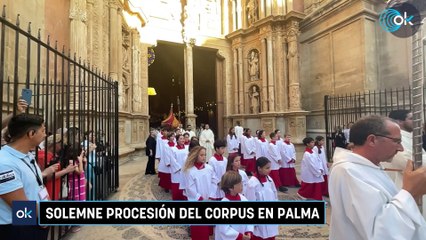 Solemne procesión del Corpus en Palma