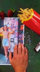 From Food To Fashion! How Create Applique Dresses Out Of Burger, Honey And French Fries! Shorts