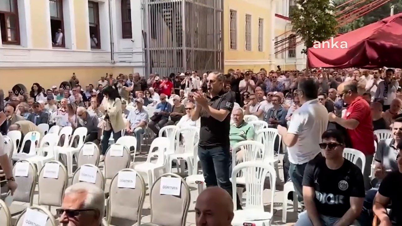 Kabataş Erkek Lisesi’nin pilav gününde okul müdürü ve vakıf başkanına protesto