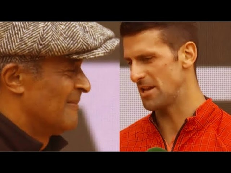 Hommage de Djokovic à Yannick Noah après sa victoire à Roland-Garros