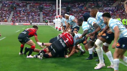 TOP 14 - Essai de Emmanuel MEAFOU (ST) - Stade Toulousain - Racing 92 - Saison 2022-2023