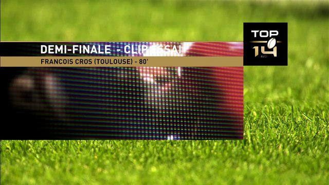 TOP 14 - Essai de François CROS (ST) - Stade Toulousain - Racing 92 - Saison 2022-2023