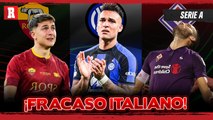 ITALIA PIERDE EN TRES FINALES DE EUROPA