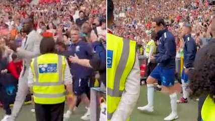 Soccer Aid: Stormzy, Robbie Williams and Liam Payne enter field ahead of charity match