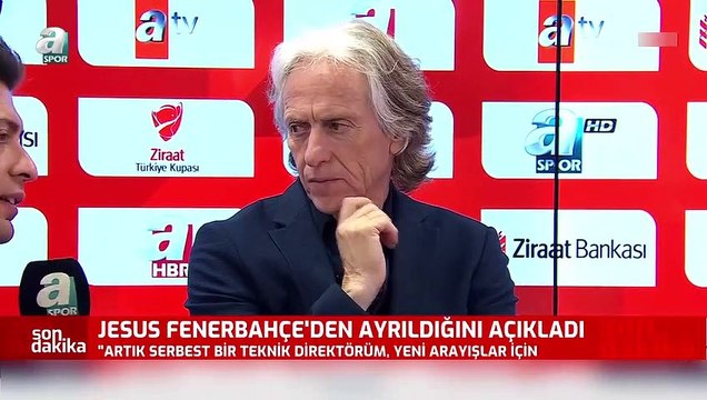 Son Dakika: Portekizli teknik direktör Jorge Jesus, Fenerbahçe'den ayrıldı