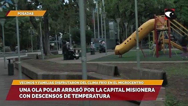 Una ola polar arrasó por la capital misionera con descensos de temperatura